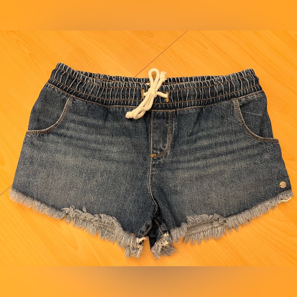 Roxy Scenic Route Denim Shorts Medium Blue Wash Size Medium